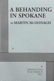 Cover of A Behanding in Spokane by Martin McDonagh