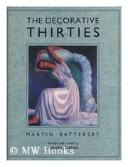 Front cover of The decorative thirties by Martin Battersby