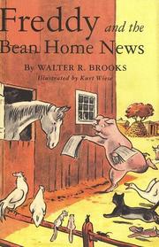 Cover of Freddy and the Bean Home News by Walter R. Brooks