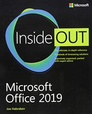 Cover of Microsoft Office 2019 Inside Out by Joe Habraken