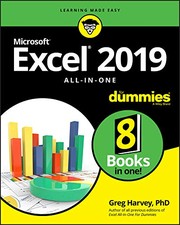 Cover of Excel 2019 All-in-One For Dummies by Greg Harvey