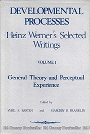 Cover of Developmental processes by Heinz Werner