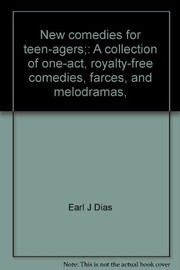 Cover of New comedies for teen-agers by Earl J. Dias
