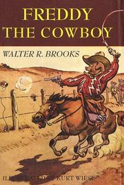 Cover of Freddy the cowboy by Walter R. Brooks