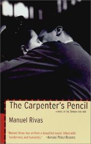 Cover of O lapis do carpinteiro by Manuel Rivas