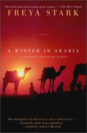 Front cover of A winter in Arabia by Freya Madeline Stark