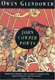 Cover of Owen Glendower by John Cowper Powys