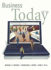 Cover of Business Today by John V. Thill