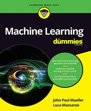 Cover of Machine Learning For Dummies by John Paul Mueller