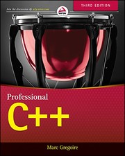 Cover of Professional C++ by Marc Gregoire