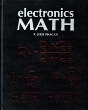Cover of Electronics math by R. Jesse Phagan
