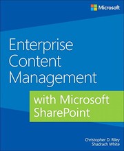 Cover of Enterprise Content Management with Microsoft SharePoint by Christopher Riley