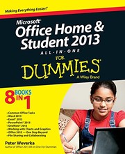 Front cover of Microsoft Office Home and Student Edition 2013 All-in-One For Dummies by Peter Weverka