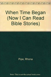 Cover of When time began by Rhona Pipe