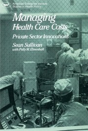 Front cover of Managing health care costs by Sean Sullivan