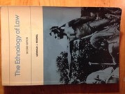 Front cover of The ethnology of law by Leopold J. Pospisil