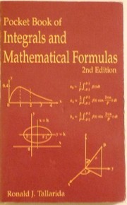 Cover of Pocket book of integrals and mathematical formulas by Ronald J. Tallarida