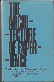 Front cover of The architecture of experience by Graham Dunstan Martin