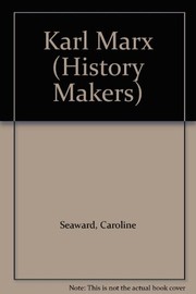 Front cover of Karl Marx (History Makers) by Caroline Seaward
