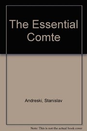 Cover of Essential Comte by Stanislav Andreski