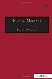 Cover of Nicolas Medtner by Barrie Martyn