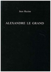 Front cover of Alexandre le Grand by Jean Racine