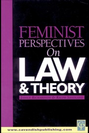 Cover of Feminist perspectives on law & theory by Janice Richardson