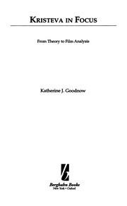 Front cover of Kristeva in focus by Katherine J. Goodnow