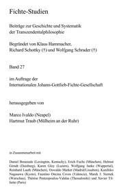 Front cover of Die Sittenlehre J.G. Fichtes, 1798-1812 by Christoph Asmuth
