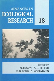 Front cover of Advances in ecological research by Michael Begon