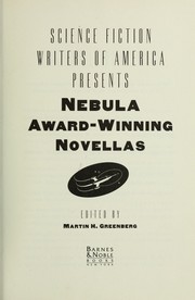 Cover of Nebula Award Winning Novellas by Martin H. Greenberg