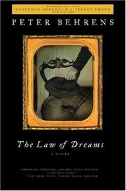 Front cover of The Law of Dreams by Peter Behrens