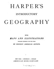 Front cover of Harper's Introductory Geography: With Maps and Illustrations Prepared Expressly for this Work by ... by [author not identified]