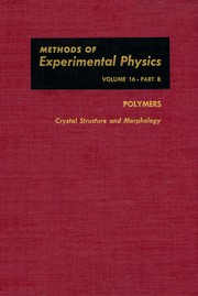 Front cover of Methods of experimental physics. Vol. 16 by L. Marton