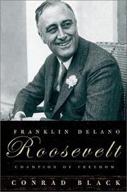 Cover of Franklin Delano Roosevelt by Conrad Black