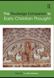 Front cover of The Routledge companion to early Christian thought by D. Jeffrey Bingham