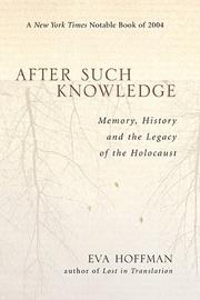 Cover of After Such Knowledge by Eva Hoffman