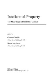 Cover of Intellectual property by Charlotte Waelde