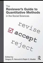 Front cover of The reviewer's guide to quantitative methods in the social sciences by Gregory R. Hancock