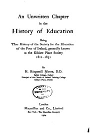 Front cover of An unwritten chapter in the history of education by Henry Kingsmill Moore