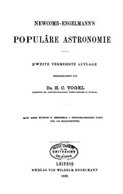 Front cover of Newcomb-Engelmann's Populäre astronomie by Simon Newcomb 