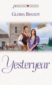 Cover of Yesteryear by Gloria Brandt