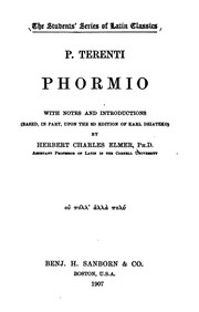 Front cover of P. Terenti Phormio by Publius Terentius Afer