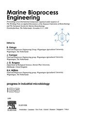 Cover of Marine bioprocess engineering by J.G. Burgess