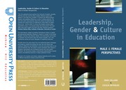 Front cover of Leadership, gender and culture in education by John Collard
