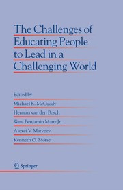 Front cover of The challenges of educating people to lead in a challenging world by Unknown