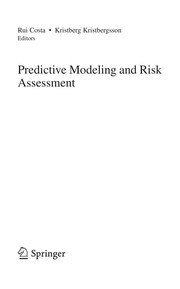 Front cover of Predictive Modeling and RiskAssessment by Kristberg Kristbergsson