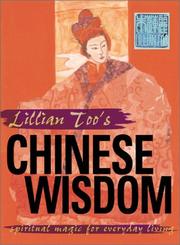Front cover of Lillian Too's Chinese Wisdom by Lillian Too
