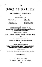 Cover of The Book of Nature: An Elementary Introduction to the Sciences of Physics ... by Friedrich Schoedler
