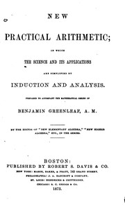 Front cover of New Practical Arithmetic: In which the Science and Its Applications are Simplified by Induction ... by Henry Bartlett Maglathlin